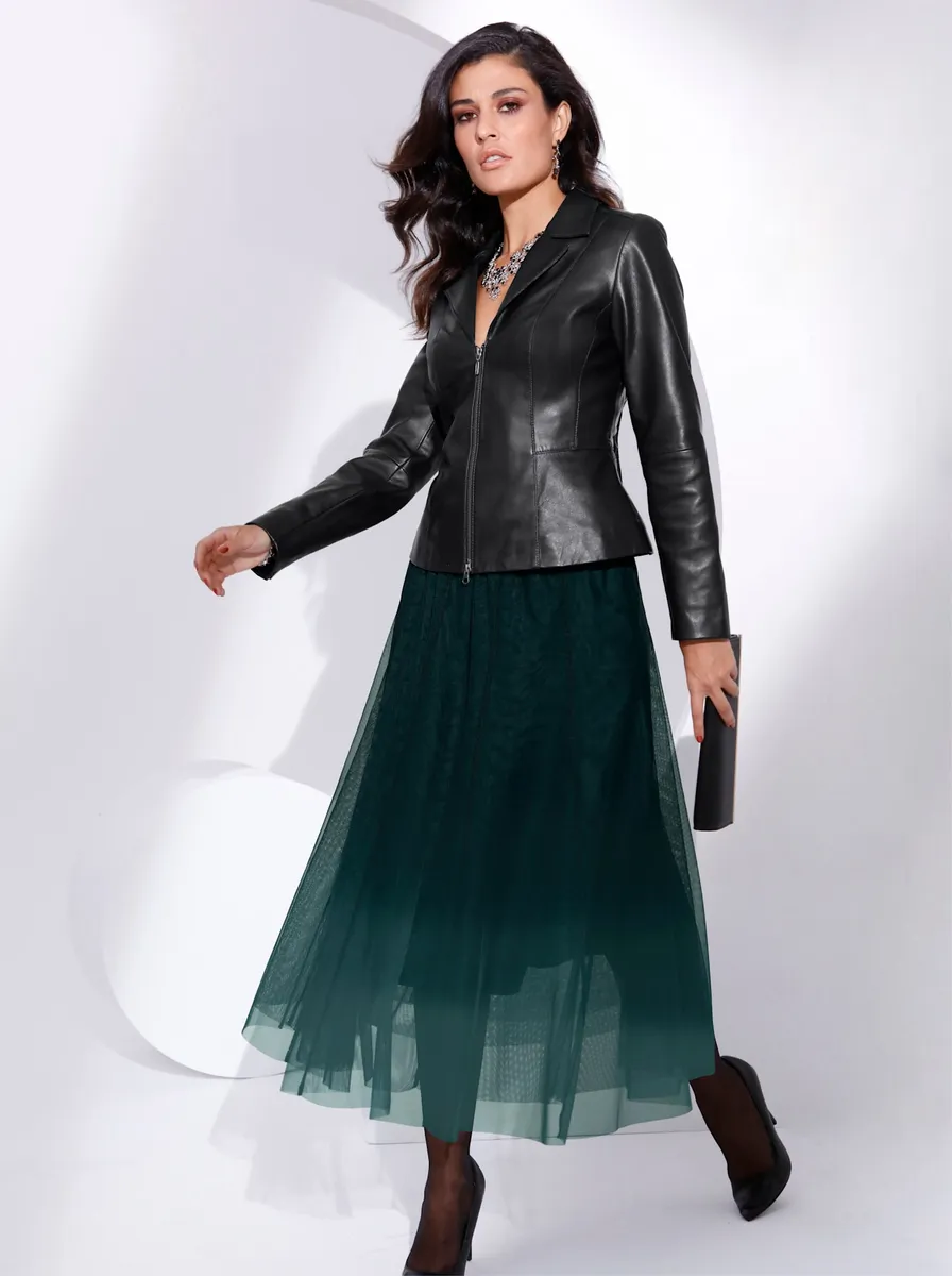 

Кожаный пиджак Creation L "Leather Blazer", черный