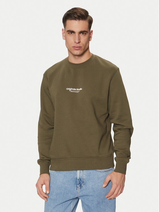 

Свитшот relaxed fit Vesterbro 12241694 Jack & Jones, зеленый