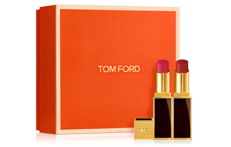 TOM FORD Набор помад в черных тюбиках для женщин, "Slim Black Pipe" Fall Winter Celebrity 4 Colors — фото 2