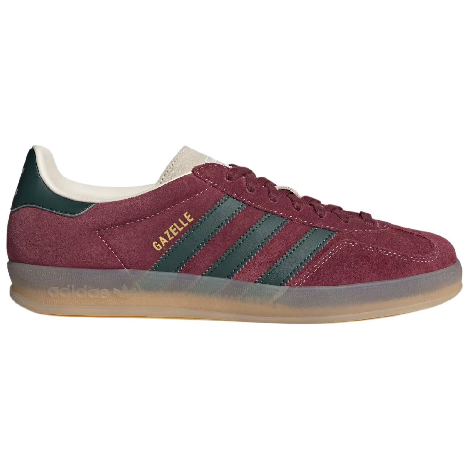 Adidas Gazelle Indoor Shadow Red Shadow Green Adidas Originals, Dark Shadow Red/Dark Shadow Green/Miracle White — фото 2