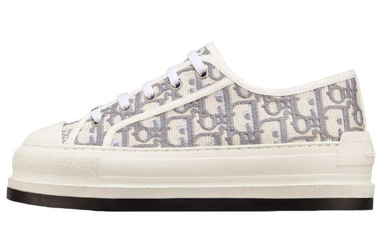 Кроссовки Walk'n'DIOR Skateboard Shoes Women's Low-Top Gray