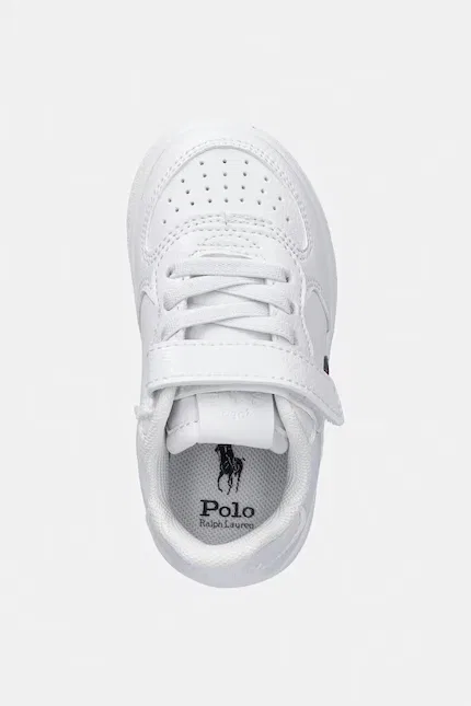 Кроссовки детские Masters Court Bear PS Polo Ralph Lauren, белый — фото 4