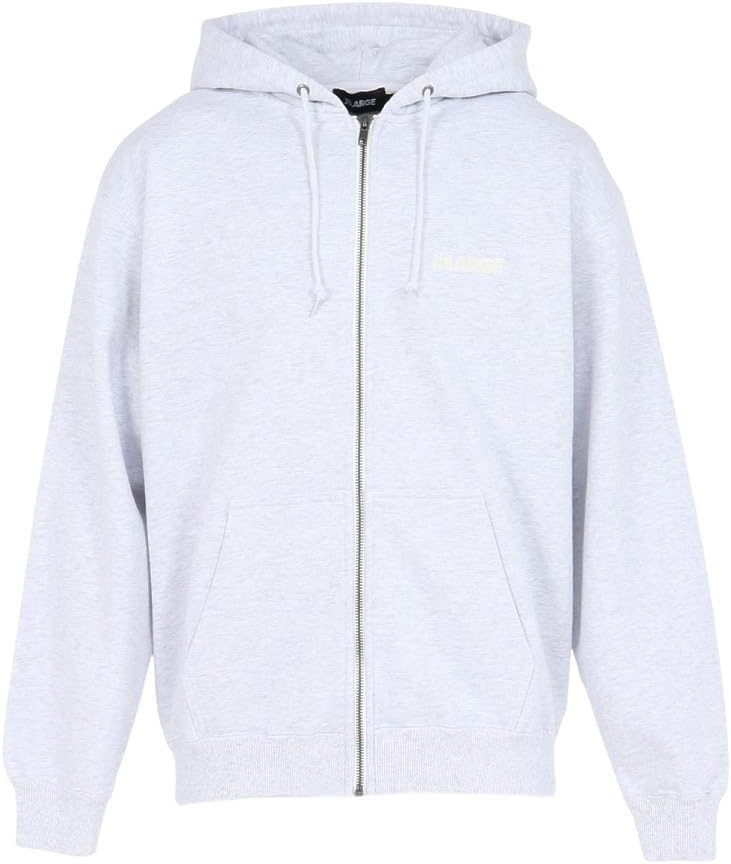 

Мужская толстовка с капюшоном на косой молнии размера XL Xlarge, пепельный