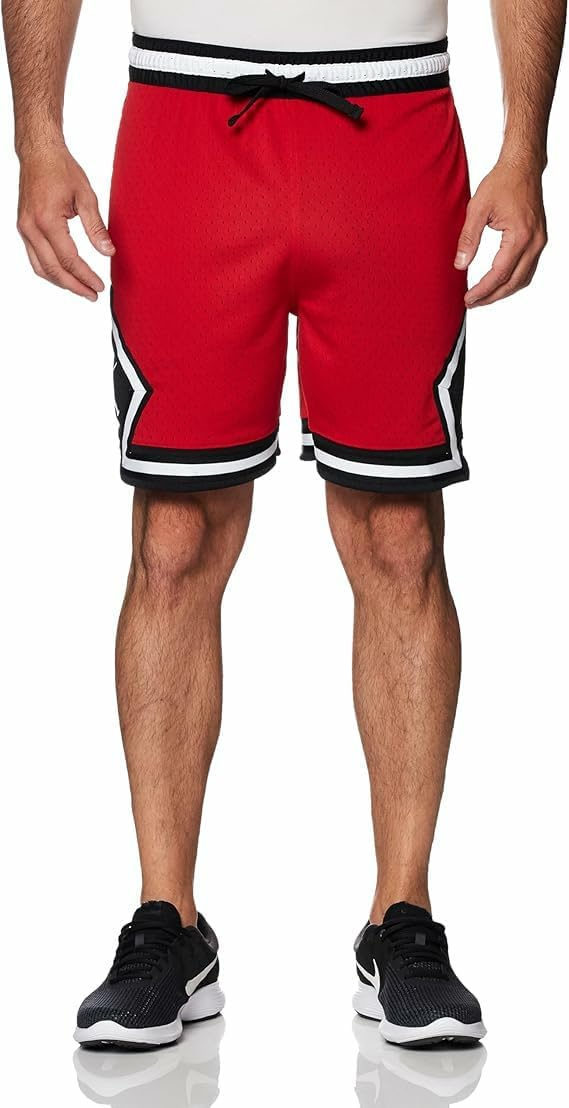 

Баскетбольные шорты Nike Jordan Dri-FIT Sport для мужчин с ромбовидным рисунком, Gym Red/Black/Gym Red/Gym Red