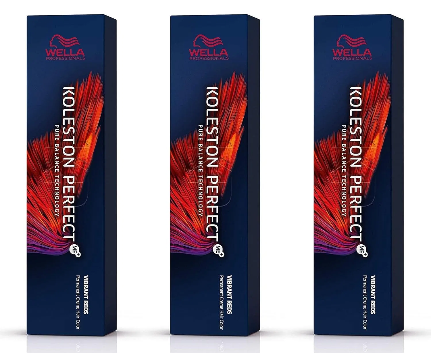 Стойкая краска для волос «Koleston Perfect Me+ KP Vibrant Red» 7/47 средний блонд красно-коричневый от Wella, 3 шт. Wella Professionals