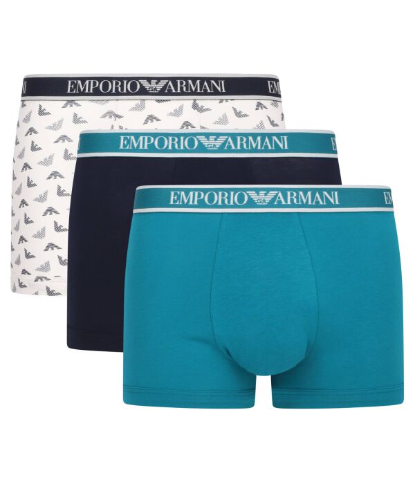 

Трусы 3 шт. Emporio Armani, белый