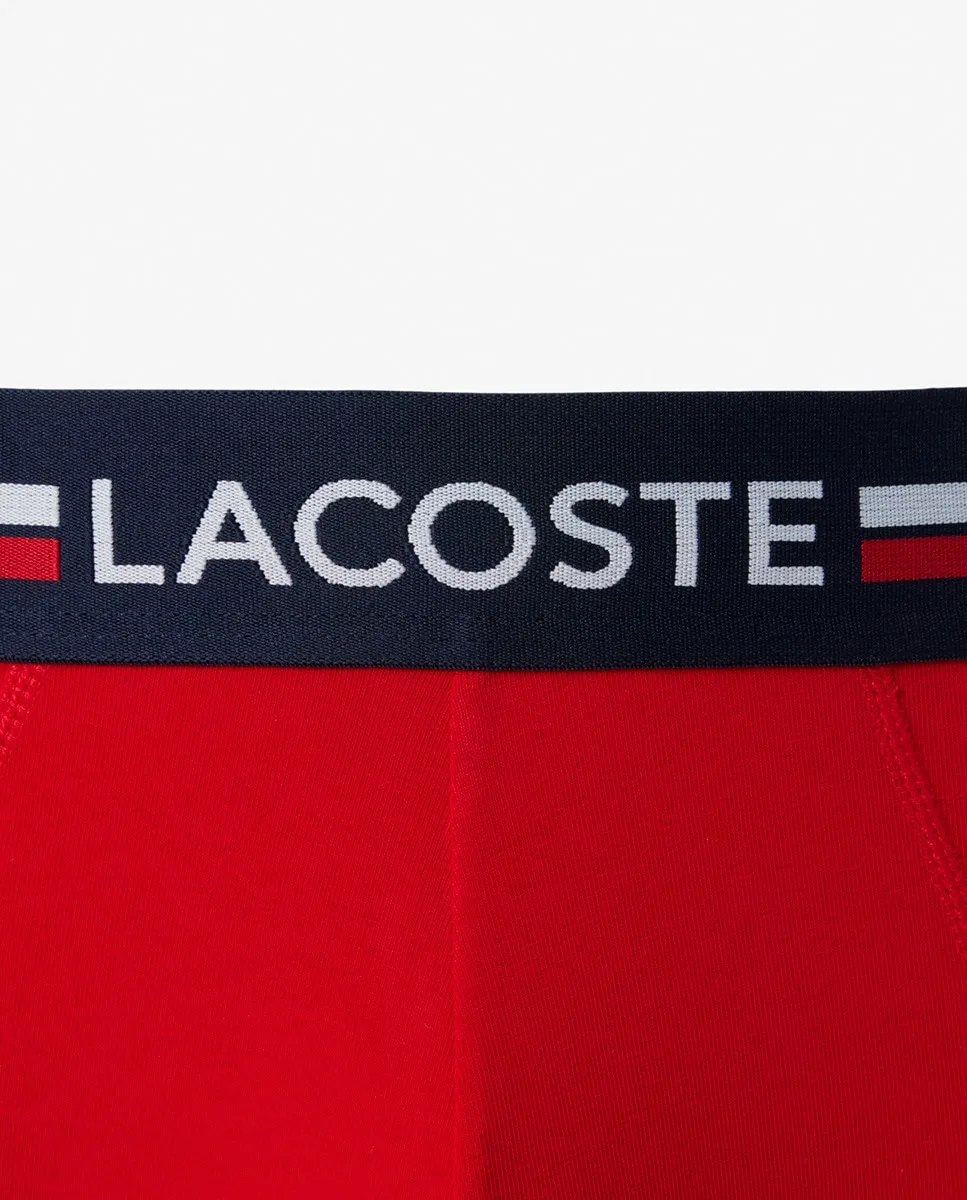 Трусы Lacoste, хлопковые, однотонные с логотипом — фото 2