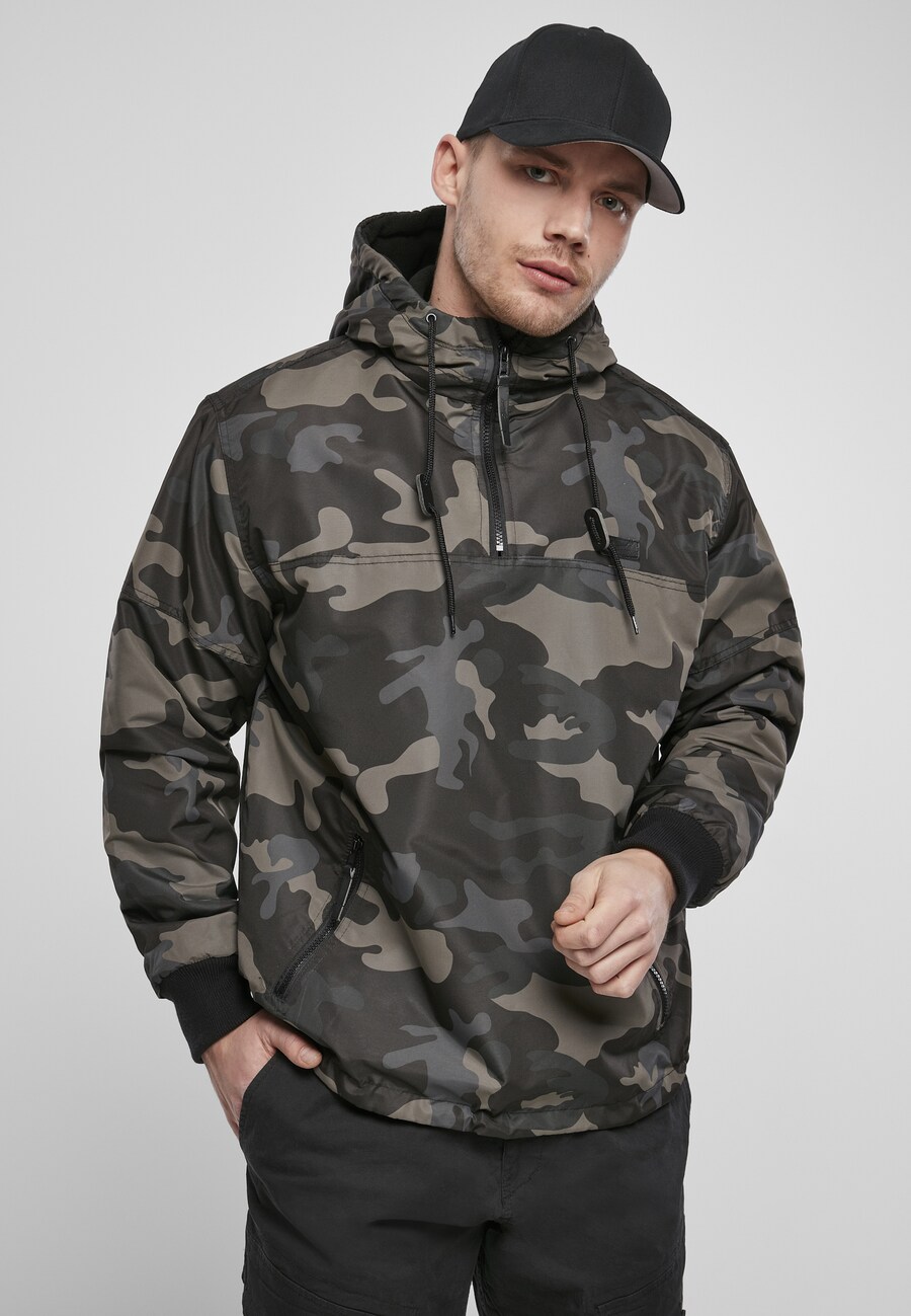 Межсезонная куртка Brandit, цвет Khaki/Dark green — фото 2