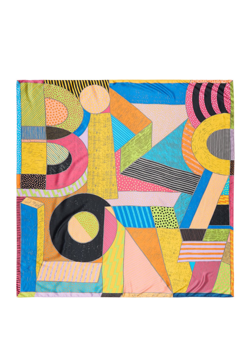 

Шарф LOGO TEXTURAS Y MICROESTAMAPADOS MULTICOLOR Bimba Y Lola, желтый
