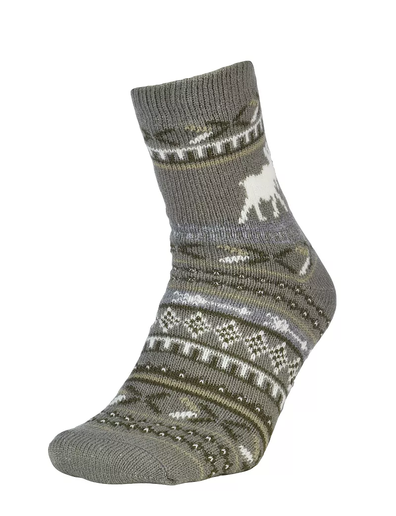 

Мужские носки Northeast Outfitters Cosy Cabin Moose, цвет Olive