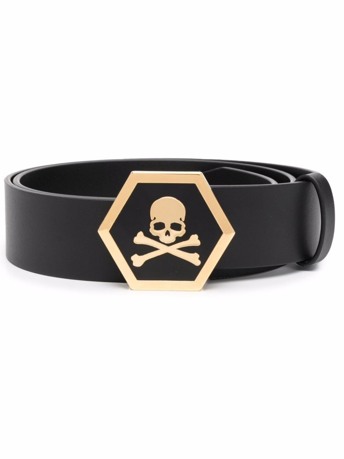 

Philipp Plein ремень с пряжкой Skull, черный