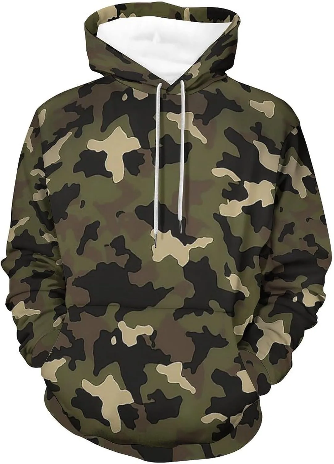 

Мужская толстовка с камуфляжным принтом Casual Sports Pullover Imcanpen