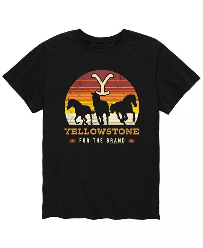 

Мужская футболка Yellowstone Horses AIRWAVES, черный
