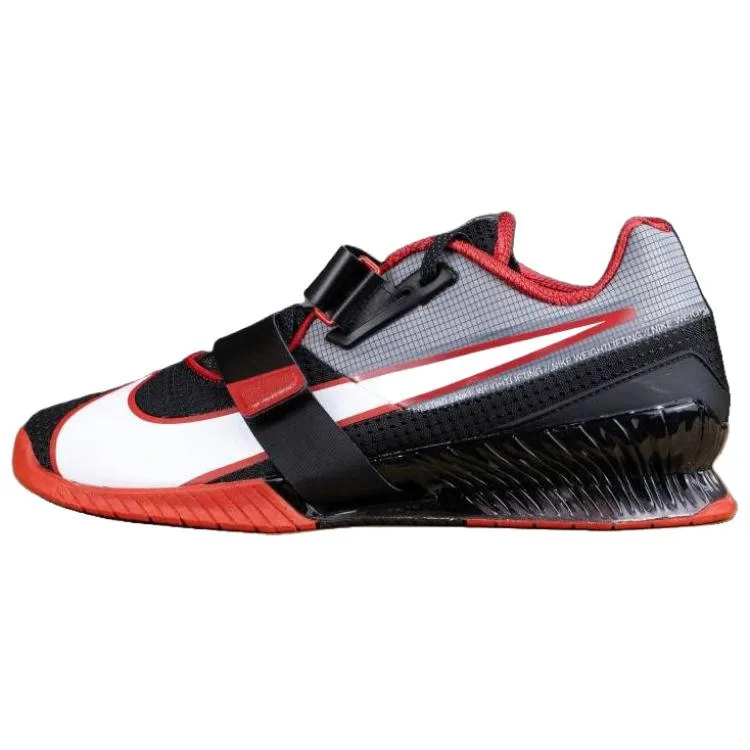 Nike Romaleos 4 Abrasion Resistant Low top Training Shoes Unisex Black