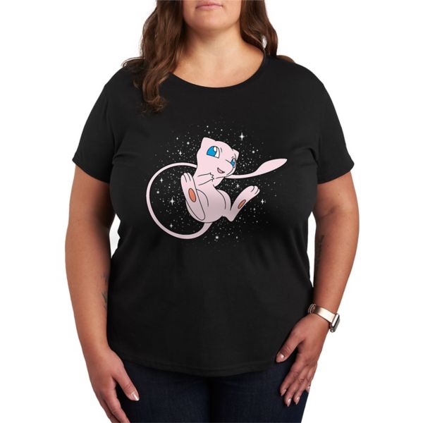 

Женская футболка Pokemon Starry Mew Licensed Character, черный