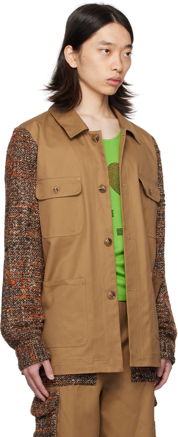 

Эксклюзивная куртка SSENSE Tan Barn Anna Sui