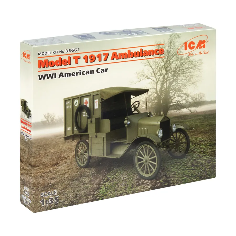 

Модель Т 1917 Скорая помощь, Military Models 1/35 Scale (ICM)