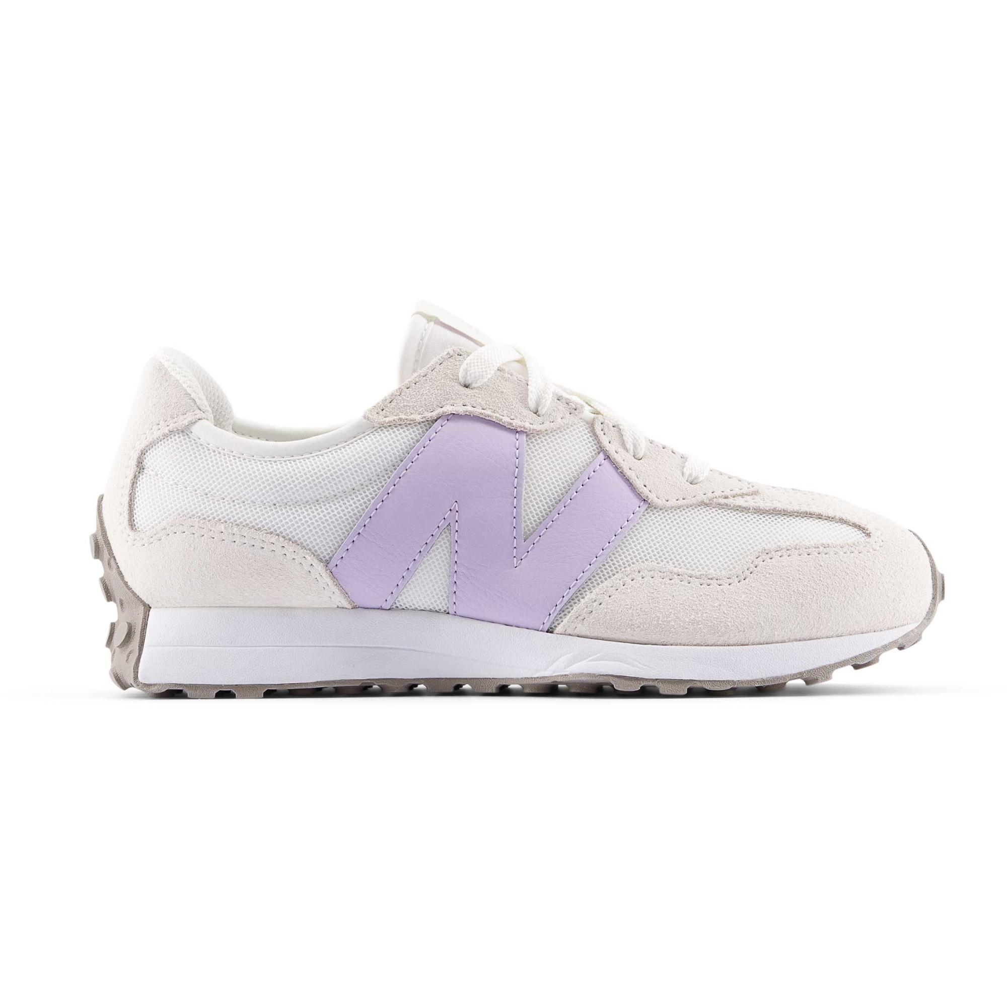 

Повседневные туфли для девочек 327 New Balance, Bright Lavender/Sea Salt