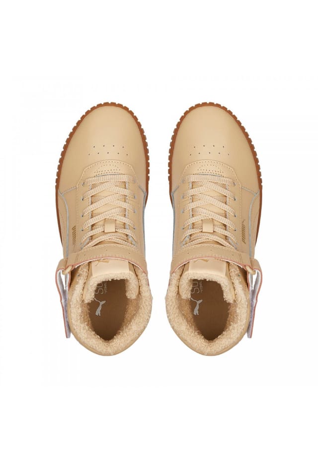 Кроссовки Carina 2.0 mid Puma, бежевый — фото 4