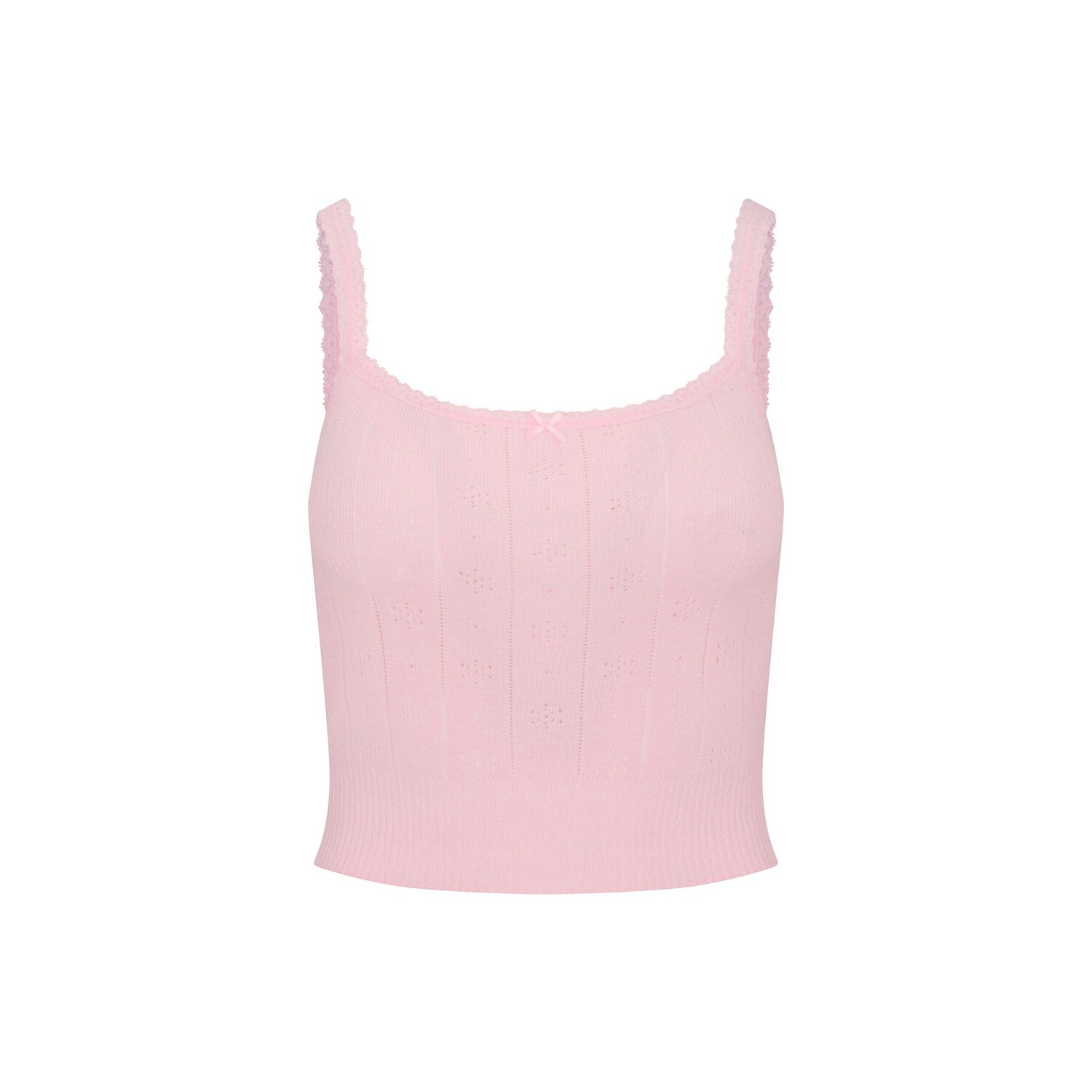 

Топ SKIMS, цвет baby pink