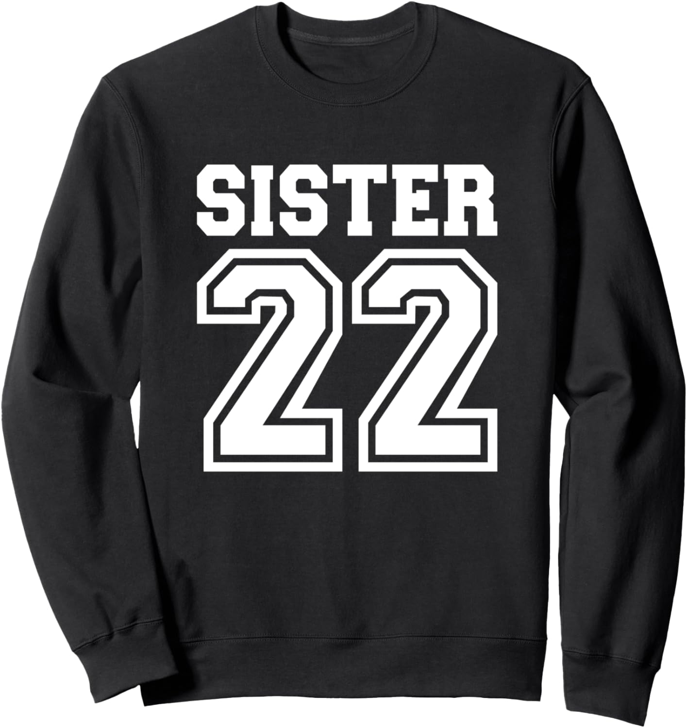 

Толстовка «Старшая сестра 2022» для новоиспеченной сестры Sister 2022 Store, черный
