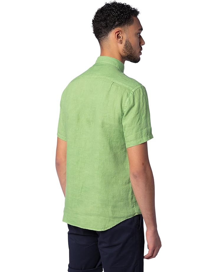 

Рубашка SERGE BLANCO Short Sleeve Linen Shirt, цвет Apple