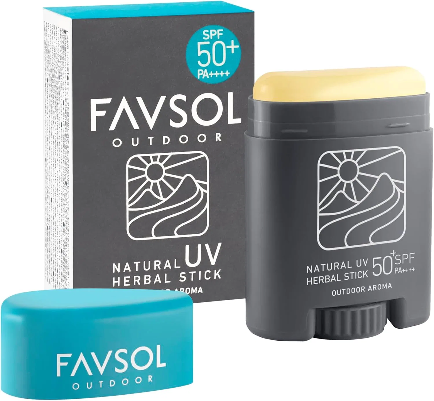 Солнцезащитный стик SPF50+ PA++++ FAVSOL Natural UV Herbal Stick, 16 мл