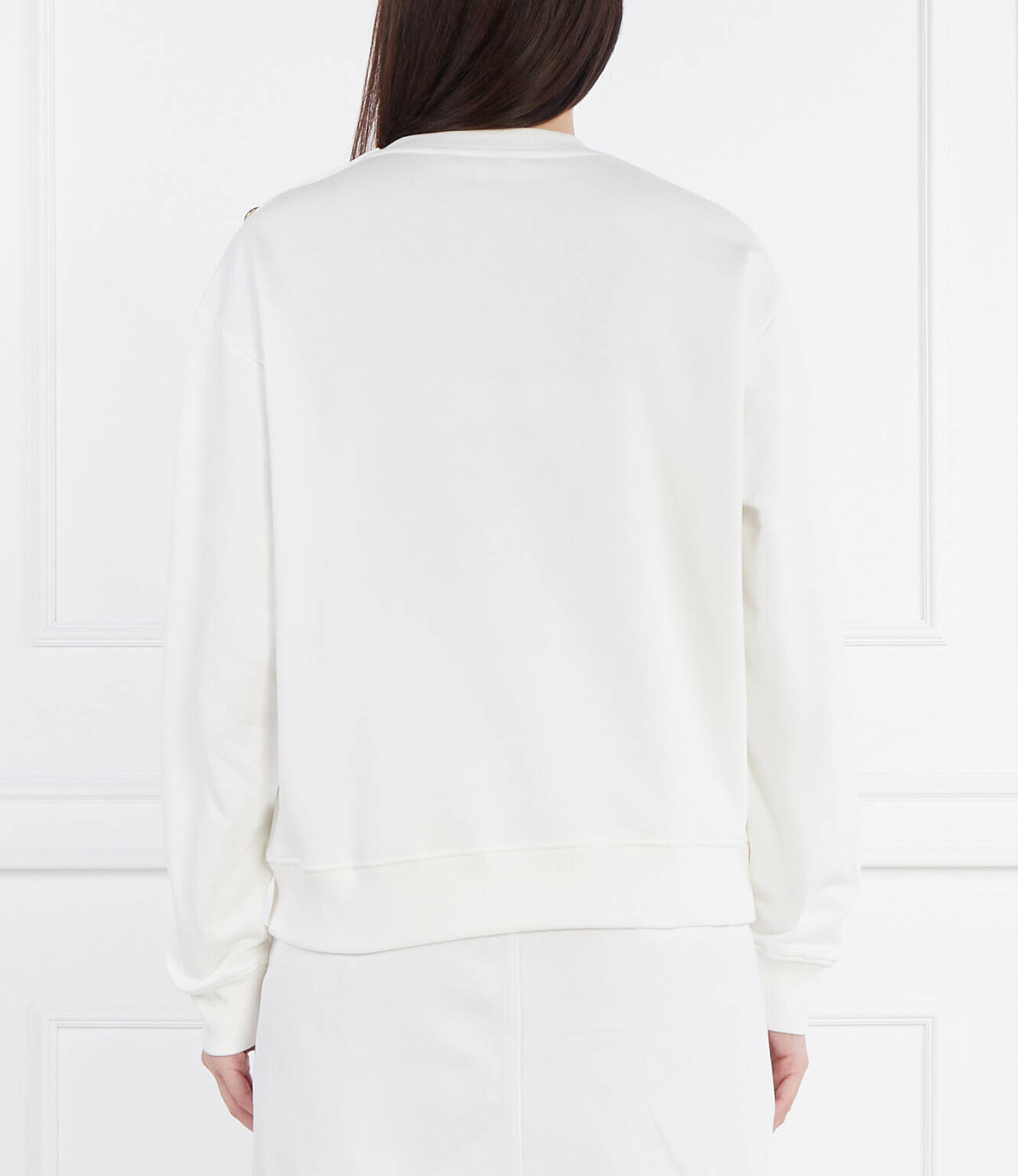 Толстовка Tommy Hilfiger GOLD BUTTON Regular Fit, экрю — фото 4