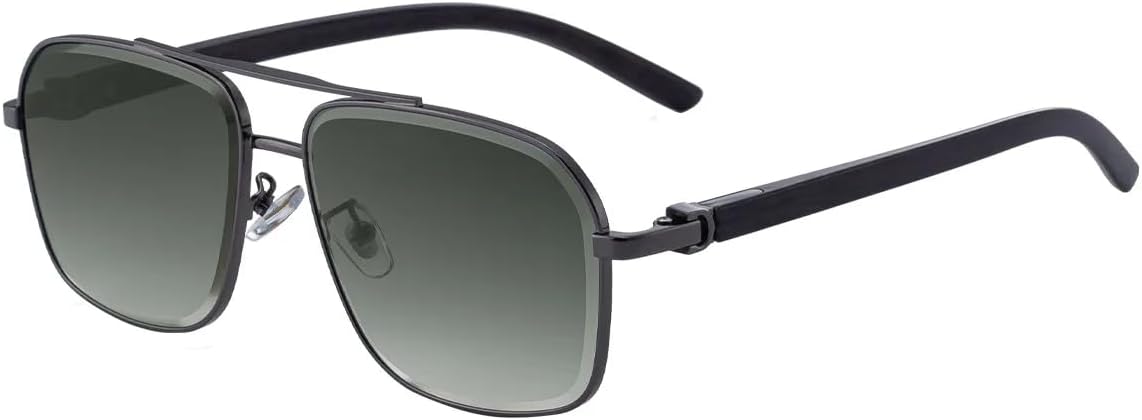 

Солнцезащитные очки для мужчин и женщин - защита UV400 - двойная перемычка, большая оправа, градиентные линзы, для занятий спортом на открытом воздухе и вождения DSVIGF, Tyj503-4