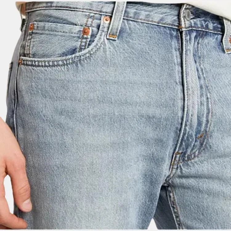 Джинсы мужские blue straight fit Levis — фото 4