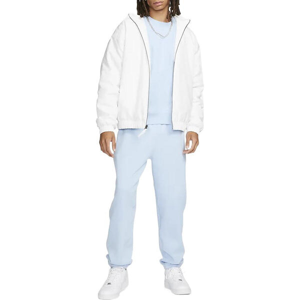 Толстовка Nike solo swoosh crew neck sweatshirt 'Pastel blue', синий — фото 3