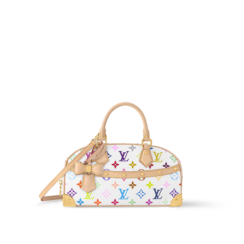 

LOUIS VUITTON Сумка Takashi Murakami East West белая разноцветная