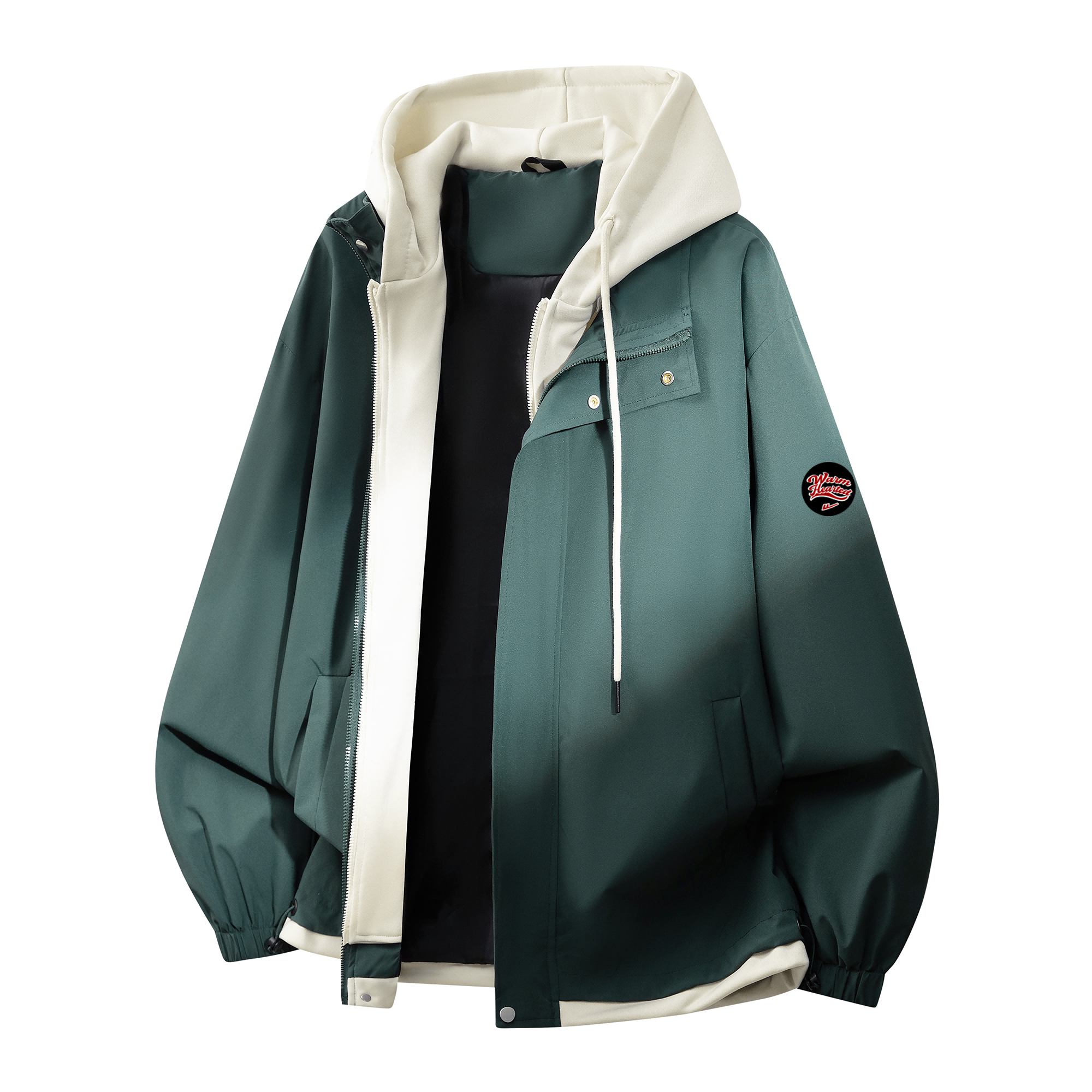 

Куртка Unisex из коллекции Riding The Wind WARRIOR, peacock зеленый+оранжевый (diy badge)