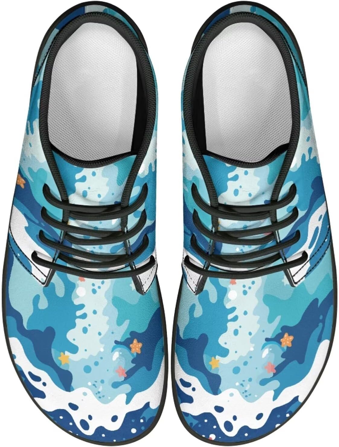 

Мужские ботинки Forchrinse с американским флагом, средний верх, модные кроссовки, кожаные ботинки на шнуровке, для ходьбы и вождения с подошвой из ЭВА, Hawaii Beach