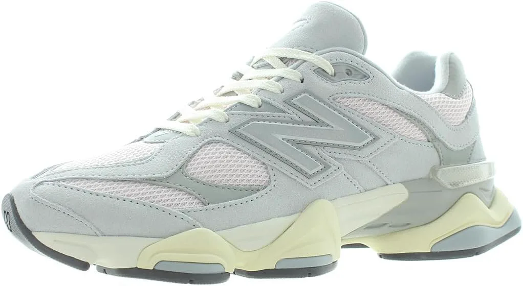 Кроссовки New Balance 9060 для мужчин, серый/розовый — фото 2