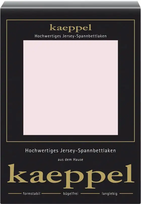 

Простыня Kaeppel Single Jersey Mako Elastane, изготовлена ​​из 97 % хлопка и 3 % эластана 140-160х200 см, 1 шт., цвет rosé