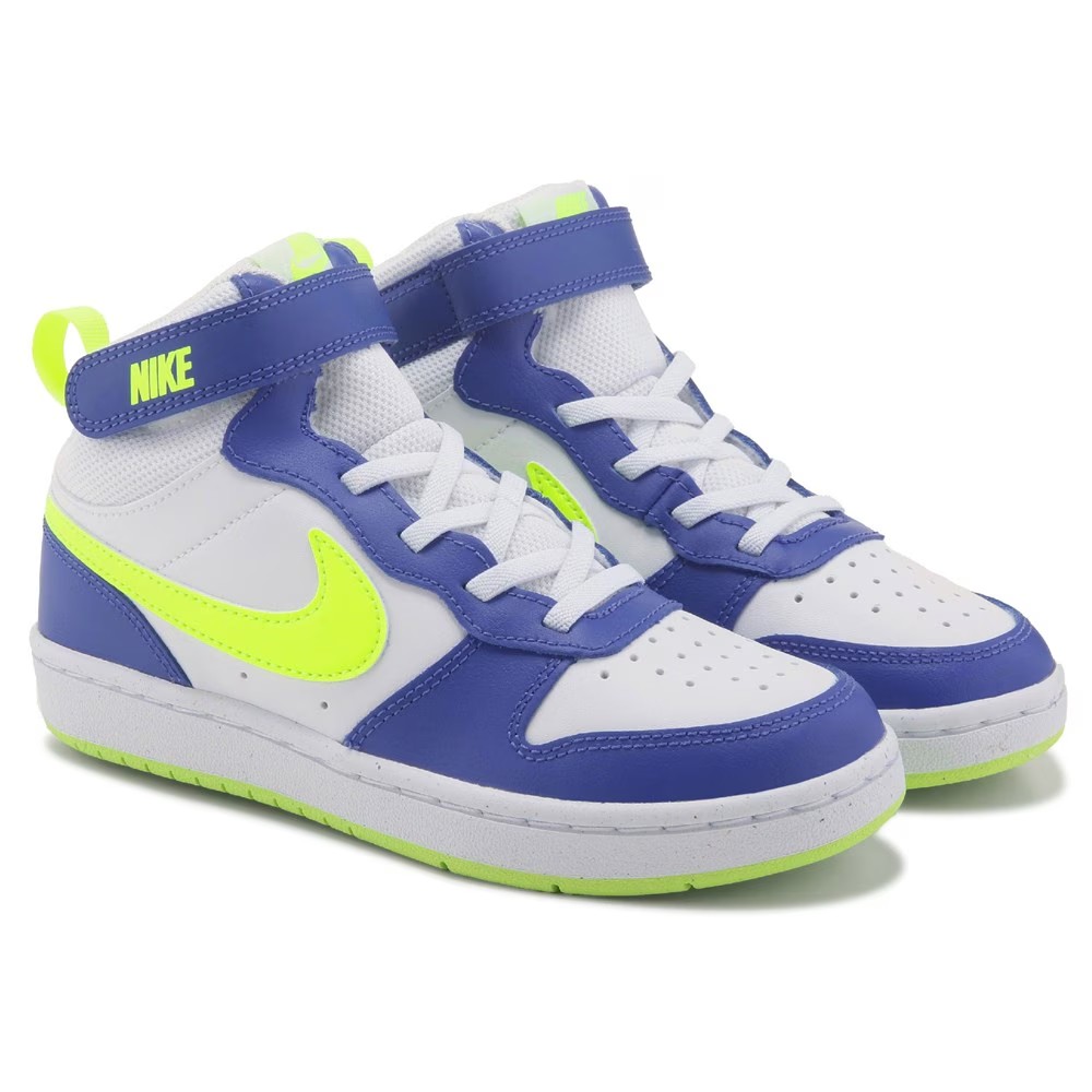 

Court borough 2 высокие кроссовки для малышей Nike, синий