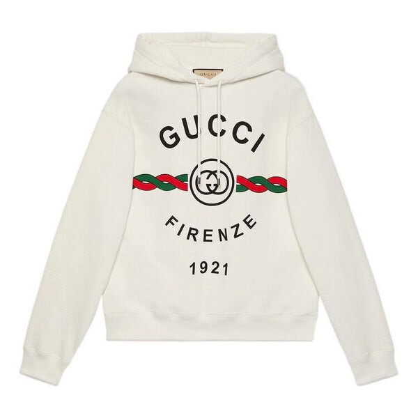 

Толстовка firenze 1921 hoodie 'white' Gucci, белый