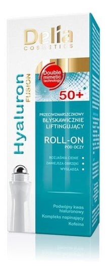 

Шариковый лифтинг для глаз 50+, 15 мл Delia Cosmetics, Hyaluron Fusion