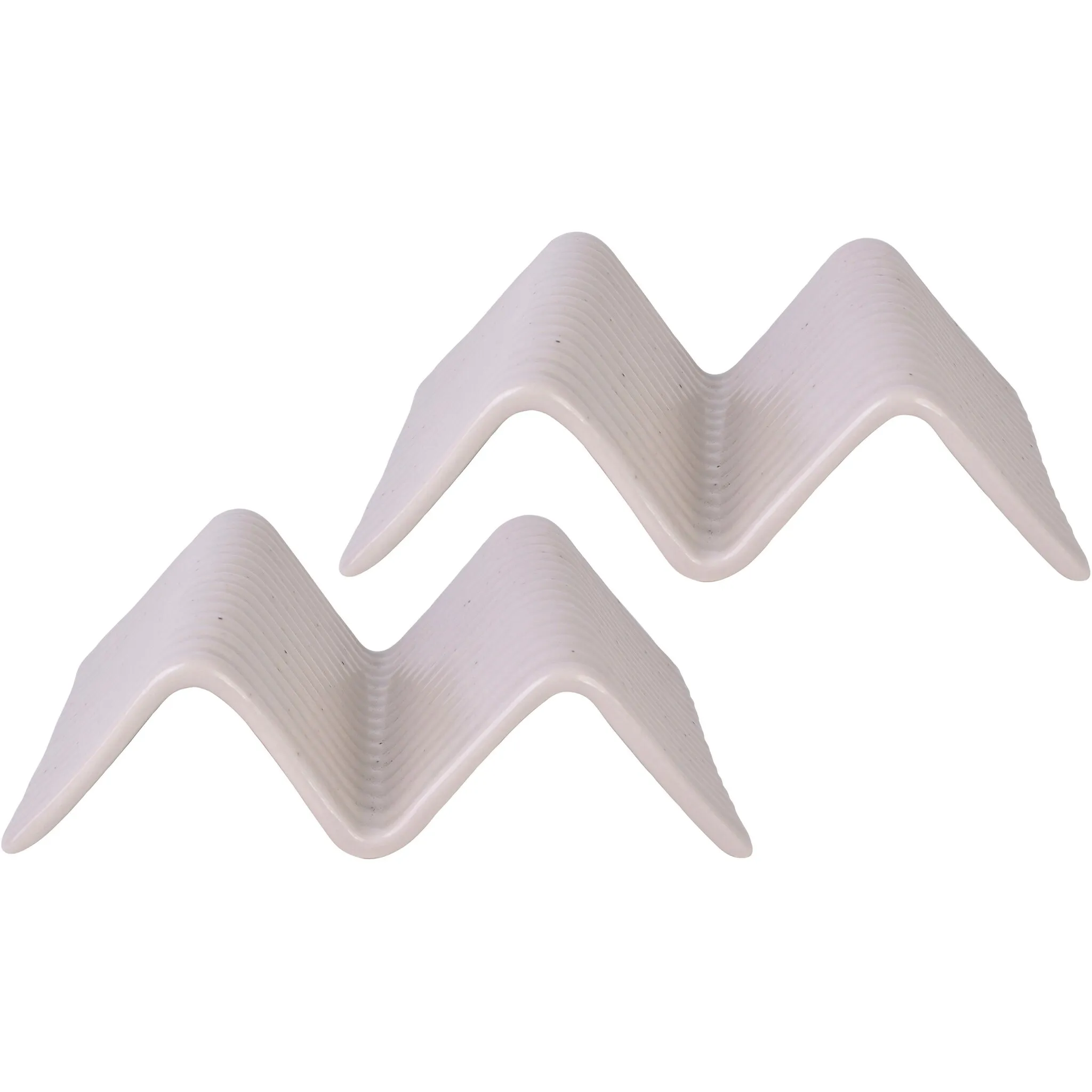 

Сервировочная тарелка CreaTable «Taco Stand», (набор, 2 шт.), сервировочный набор, ультрасовременный тренд «Streat Food», белый