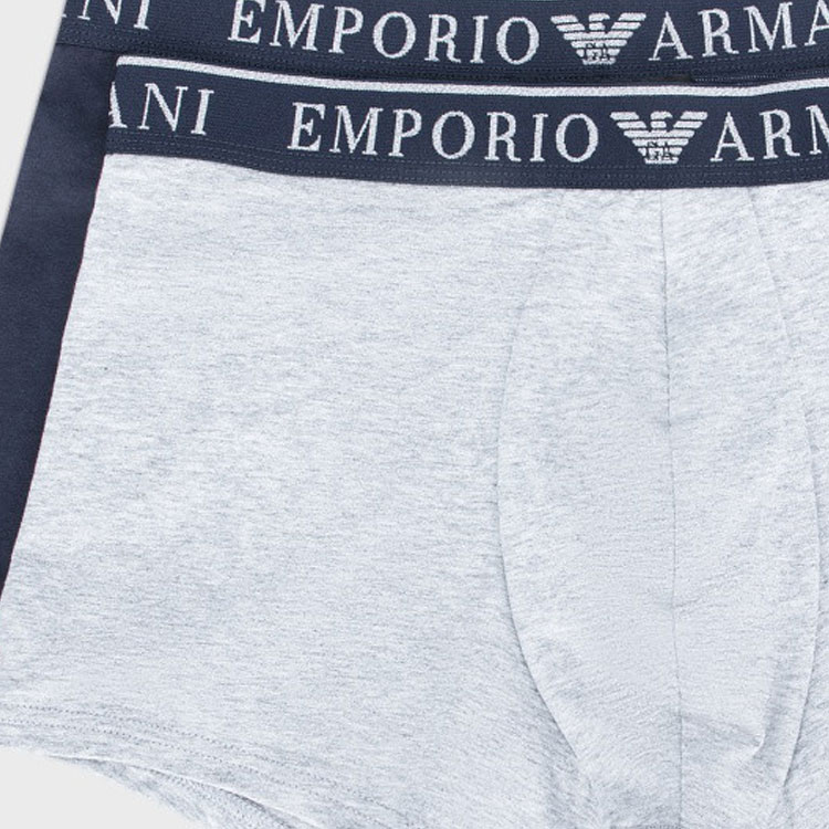 Боксеры мужские 2 шт EMPORIO ARMANI, синий — фото 4