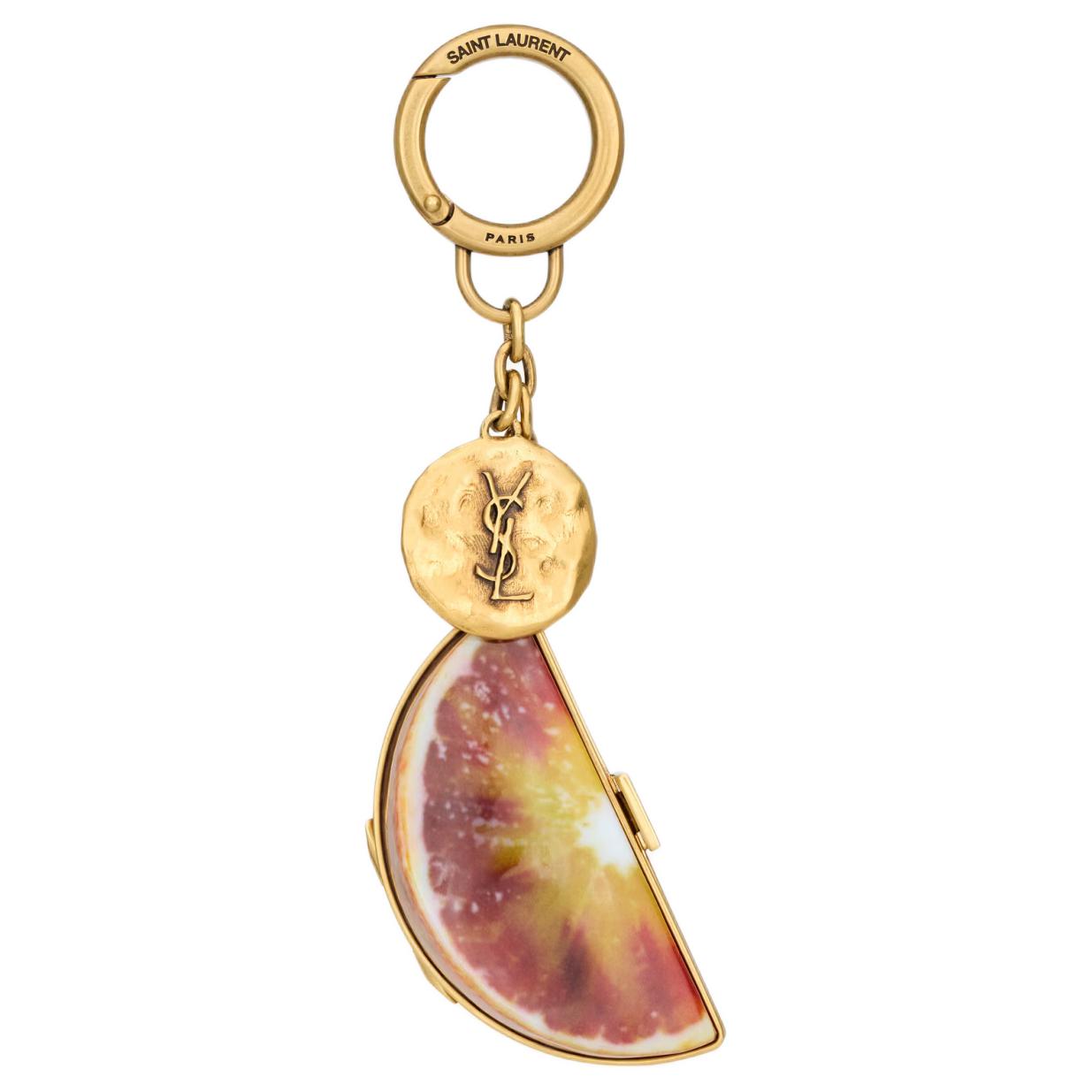 

SAINT LAURENT Аксессуар для сумки из латуни Unisex Golden Orange