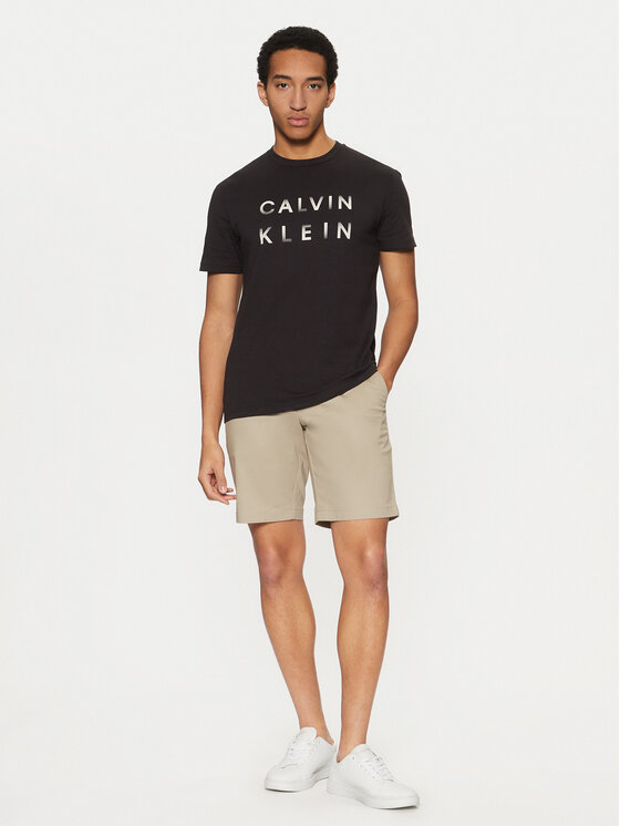 Футболка обычного кроя K10K114156 Calvin Klein, черный — фото 2