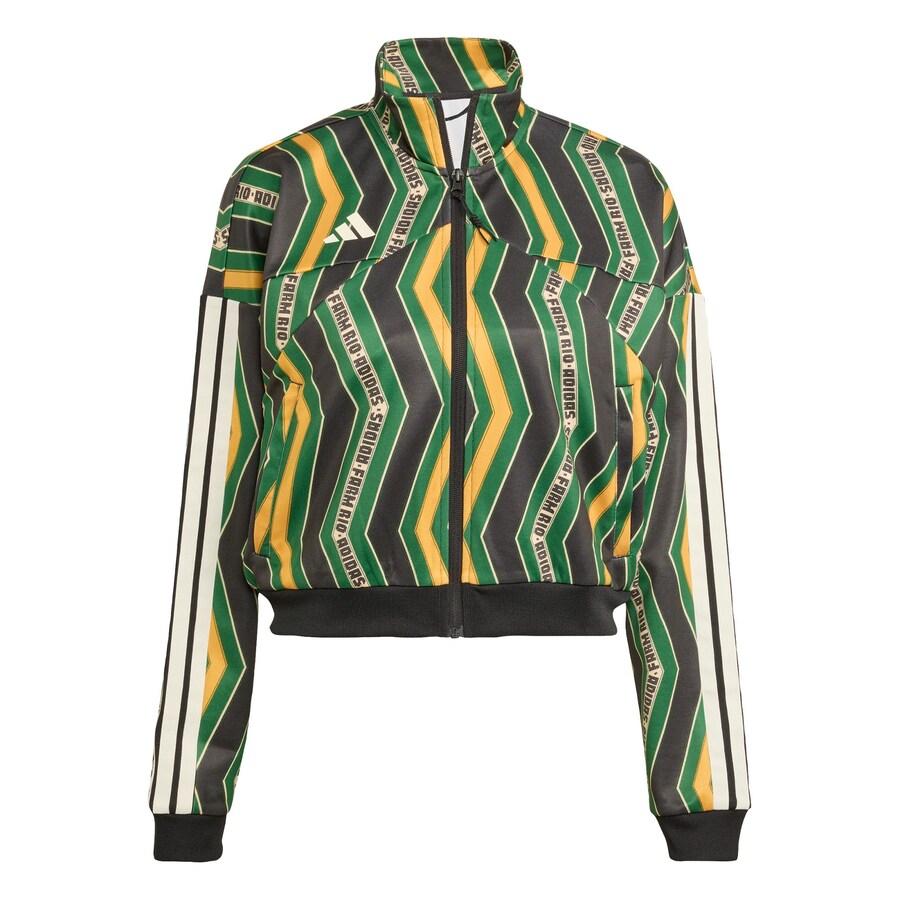 

Спортивная толстовка с капюшоном на молнии ADIDAS SPORTSWEAR Adidas x Farm Tiro, черный