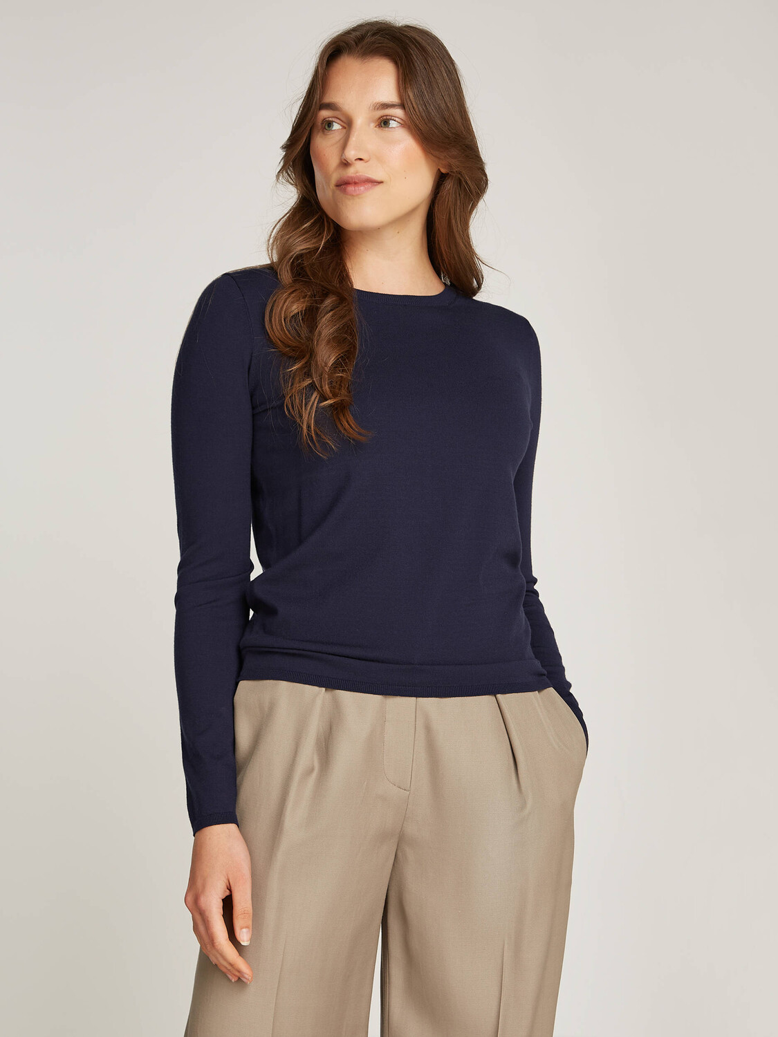 

Свитер Calvin Klein Regular Fit, темно-синий