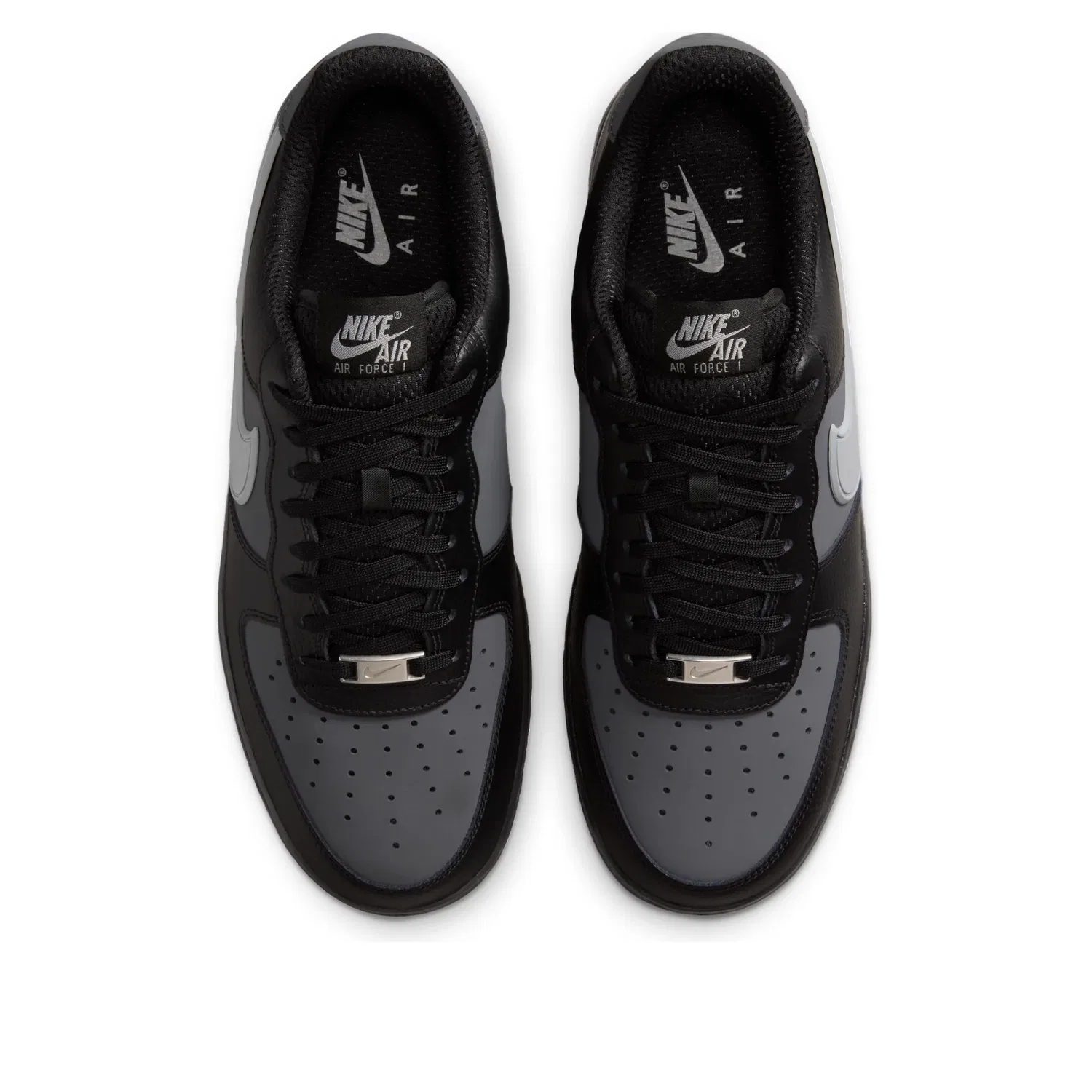 Кроссовки Nike Air Force 1 '07 LV8 'Black Light Smoke Grey' IR1475-010, черный — фото 3