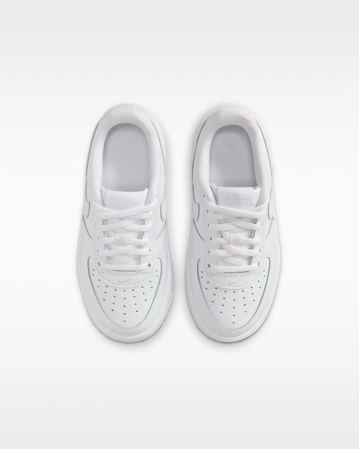 Кроссовки Nike Force 1 Low для малышей, White/White/White/White — фото 4