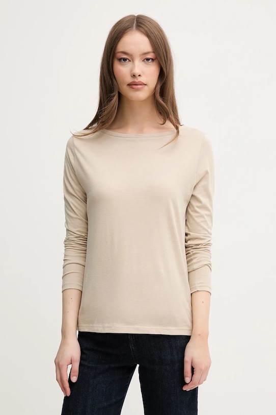 

Хлопковая водолазка United Colors Of Benetton, бежевый