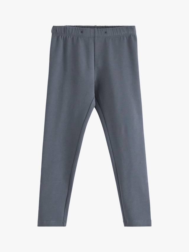 

Детские хлопковые леггинсы на резинке Lindex, Dark Grey