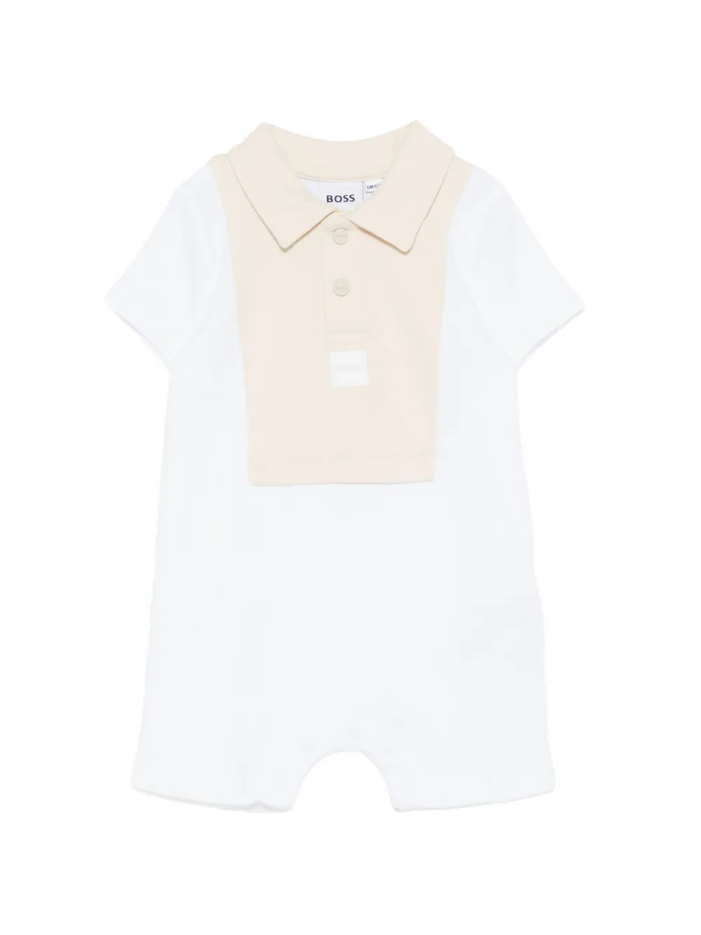 

Комбинезон с воротником поло Boss, белый